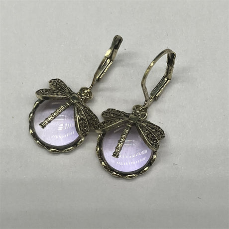 Delightful Dragonfly Drop Earrings