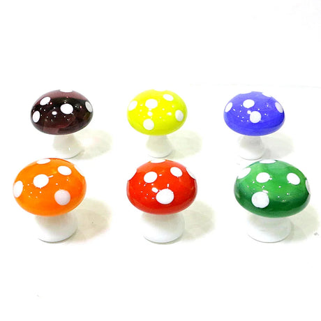 Murano Glass Mushroom Miniature Ornaments Home Decor