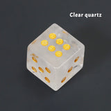 Natural Crystal Stone Lucky Dice