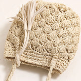 Straw Tassel Shoulder Bags Vacation Beach Bags Boho Travel Tote