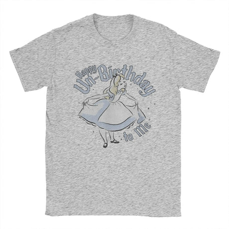 Happy Un-Birthday To Me Alice In Wonderland T-Shirts Cotton Tees