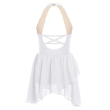 Girls Ballet Leotard Figure Ice Skating Dancewear Stage Costume
