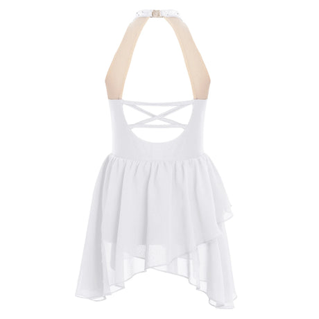 Girls Ballet Leotard Figure Ice Skating Dancewear Stage Costume