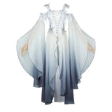 Elven Medieval Renaissance Costume Elf Style Corsetted Dress Cosplay Costume
