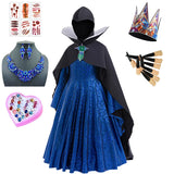 Evil Queen Girls Halloween Cosplay Snow White Costume 2-12Y