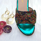 Paisley Wedge Flat Matching Shoes and Bags