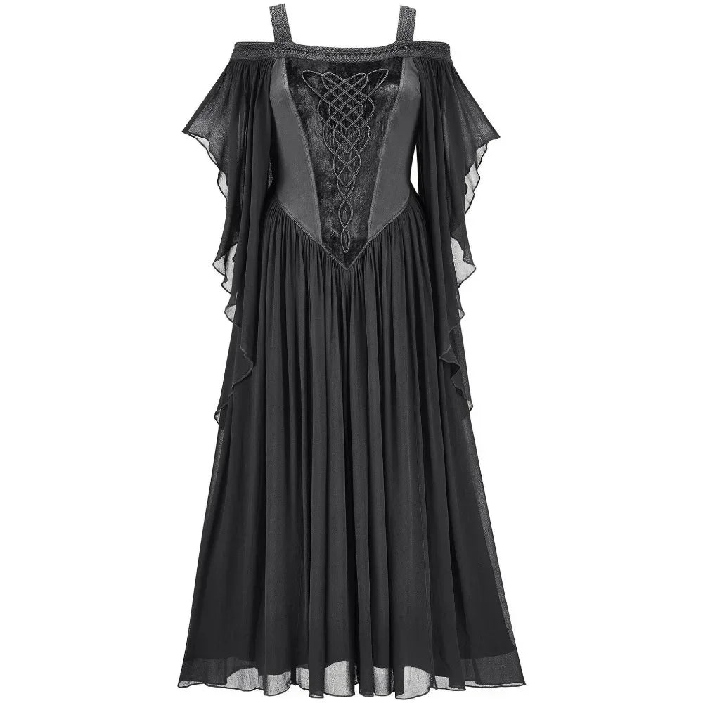 Medieval Fae Elf Dress Cosplay Costumes