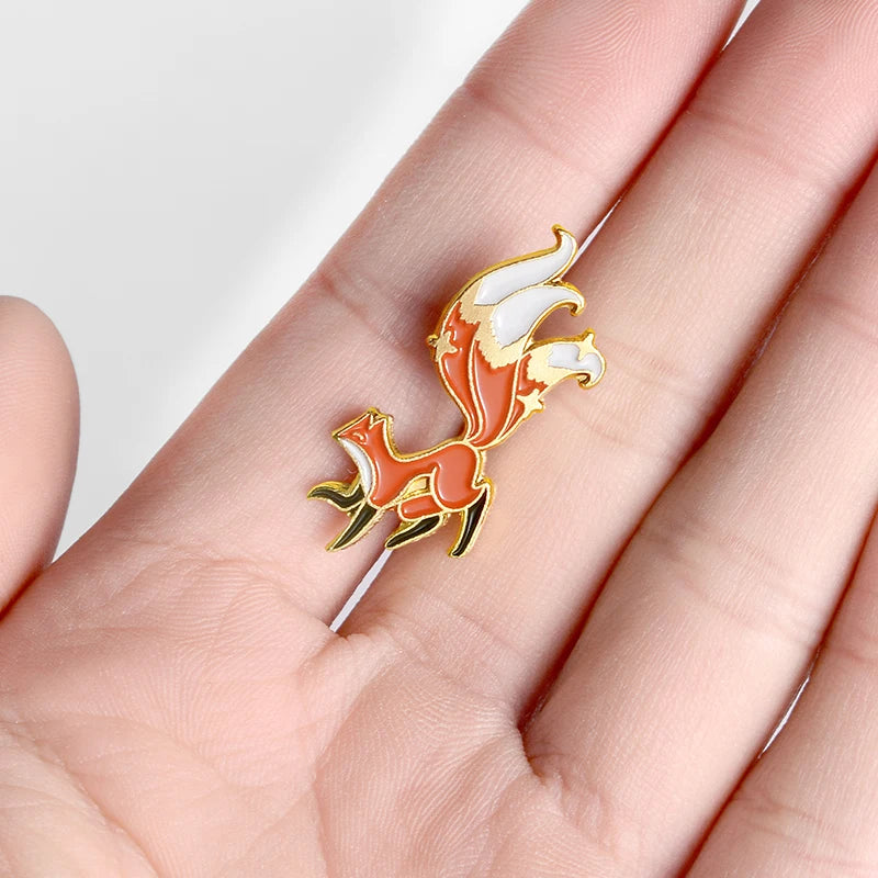 Little Fox Enamel Pin