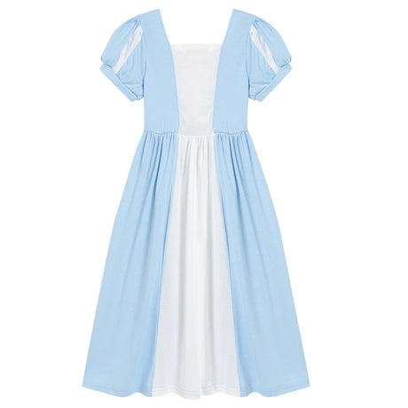 Soft Princess Dress for Girls Kids Halloween Cosplay Belle Cinderella Aurora Melinda Snow White Costume