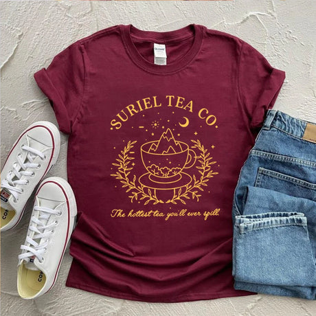 Suriel Tea Co T-Shirt Velaris A Court of Thorns and Roses Book Lover Tee