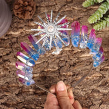 The Sun Goddess Raw Crystal Crown