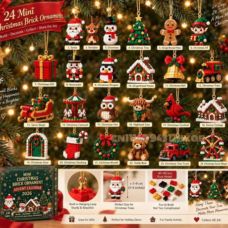 Christmas Craft Advent Calendars 24 Days of Christmas Miniatures To Make and/or Collect 17 Sets to Choose From