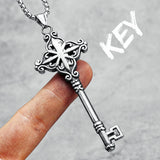 The Viscount's Treasury Key Necklace Stainless Steel Pendant