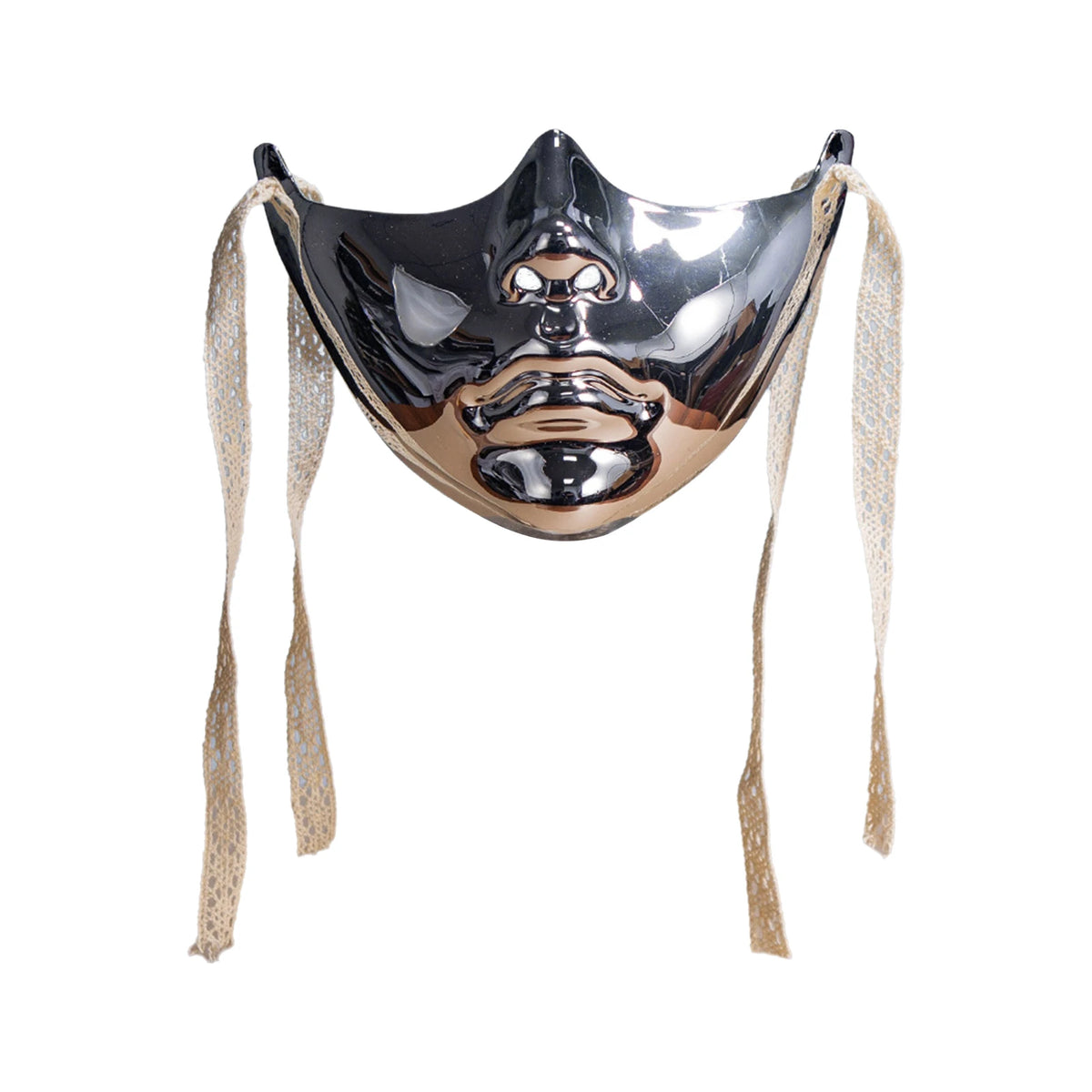 Liquid Half Face Mask Carnival Masquerade Cosplay Photography Props