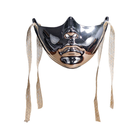 Liquid Half Face Mask Carnival Masquerade Cosplay Photography Props