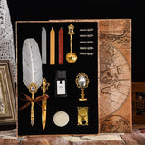 Wizard's Gift Calligraphy Feather Dip Pen Writing Set