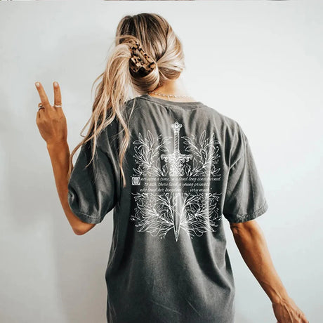 Fireheart Book Club 2 Sided T-Shirt Throne of Glass Book Lovers Tee