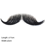 Invisible Fake Mustache Beard Trimmable Theatrical Facial Hair for Men