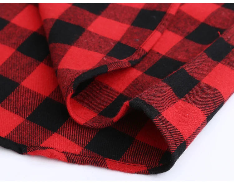 Woodsman Slim-fit Brushed Flannel Plaid Shirts 13 Colours