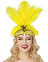 Carnival Feather Headband Mardi Gras Costume