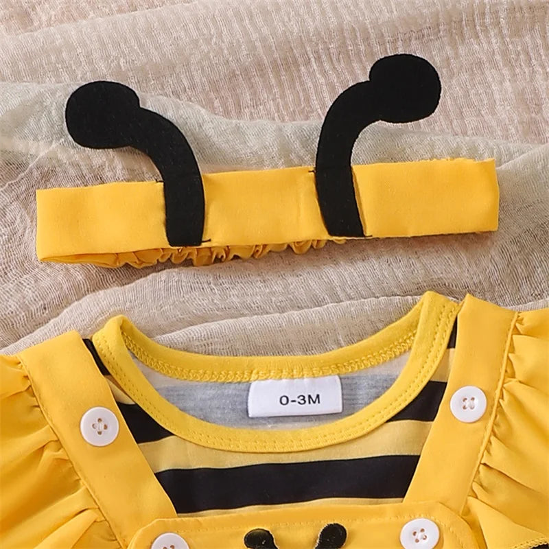 Ladybug and Bumble Bee Baby Girl Outfits