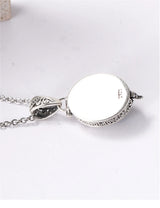 The Secret Keeper's S925 Sterling Silver Locket Pendant Zircon Crystal
