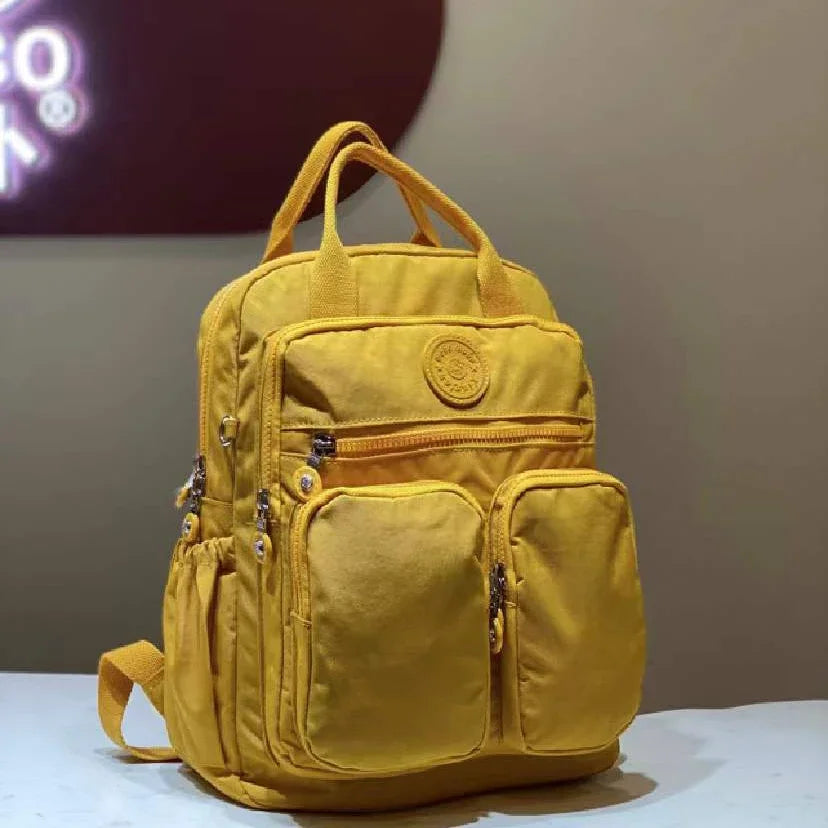 14 Colour Fun Backpacks Waterproof Zipper Multi-pockets Travel School Laptop Bags