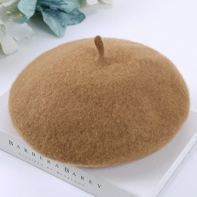 Wool Berets Autumn and Winter Soft Hats
