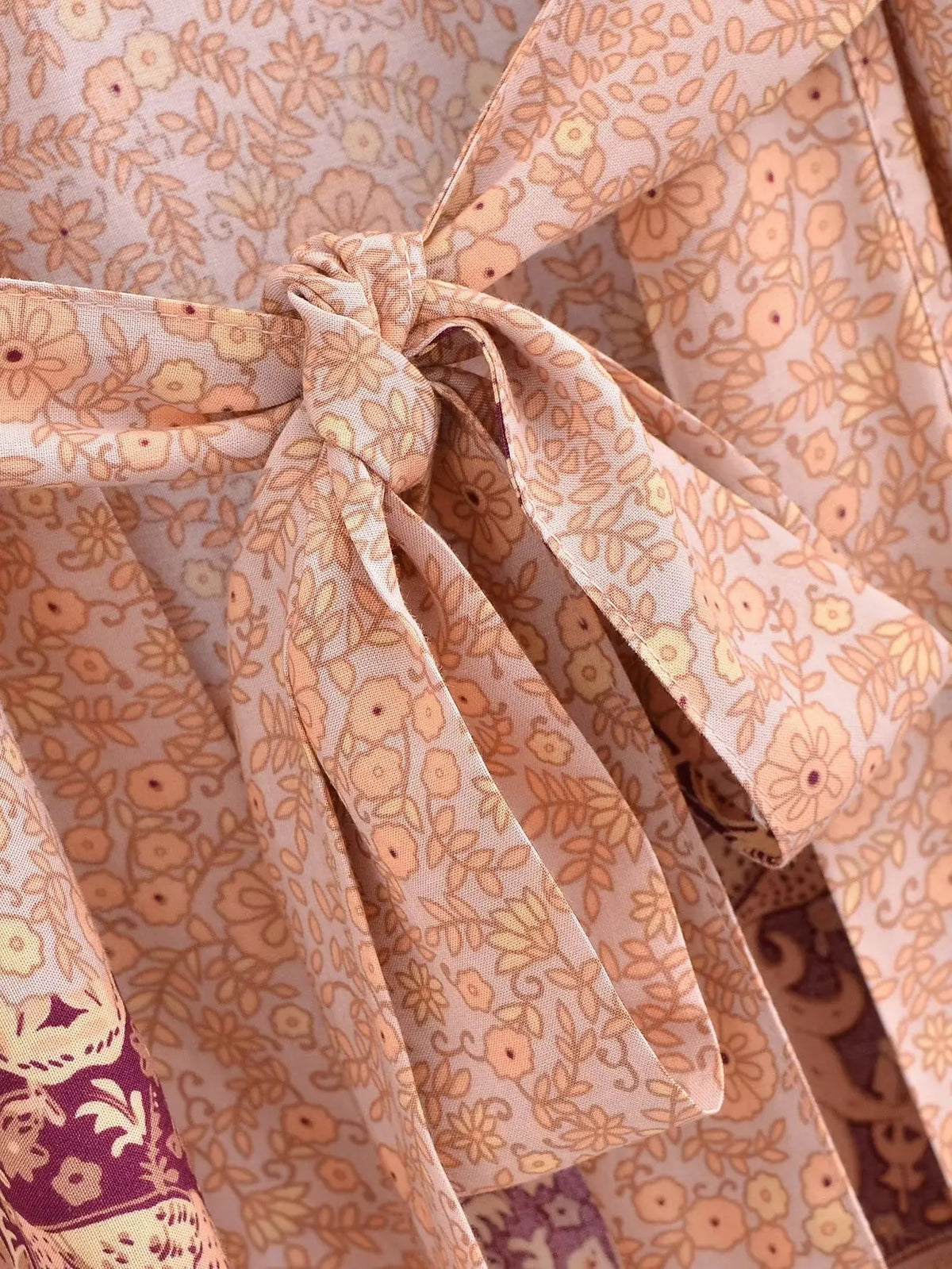 Farrah's Boho Short Kimono Robe