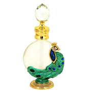 Peacock Perfume Bottle Refillable Essential Oils Potions Bottle