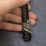 Warriror Helmets Paracord Beads Lanyard Dreadlock Beard Bead