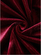 Va-Va Wine Red Velvet Dress