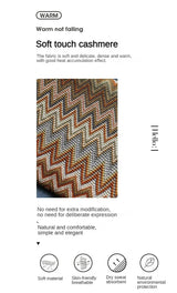 Boho Zig Zag Mexico Baja Blankets
