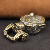 Brass Bear Head for Paracord Wristbands