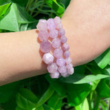 Natural Faceted Purple Angelite Stone Chalcedony Jades Beads for DIY Jewellery Making