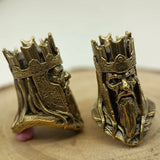 Pope Brass Paracord Bead Dreadlock Beard Beard