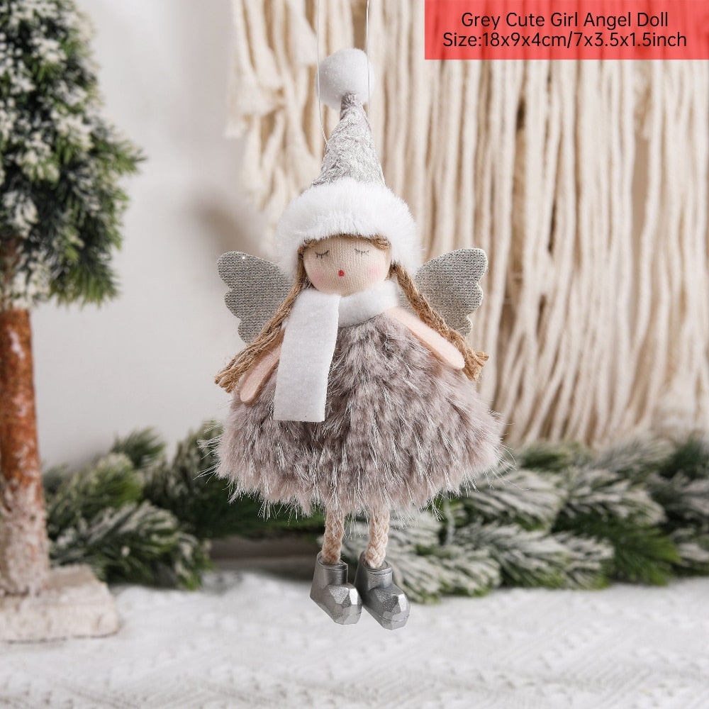 Christmas Angel Doll Xmas Tree Ornaments