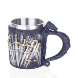 Viking Tree of Life Beer Mug Stainless Steel