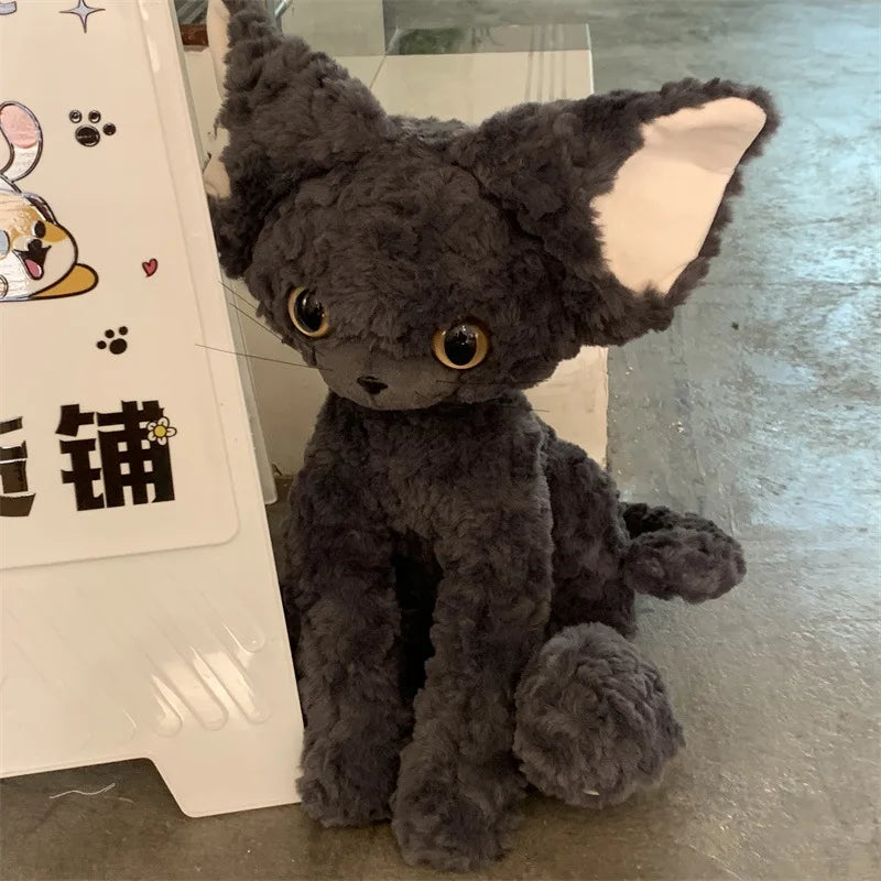 Cute Big Ear Cat Plushie Soft Toy Stuffed Animal
