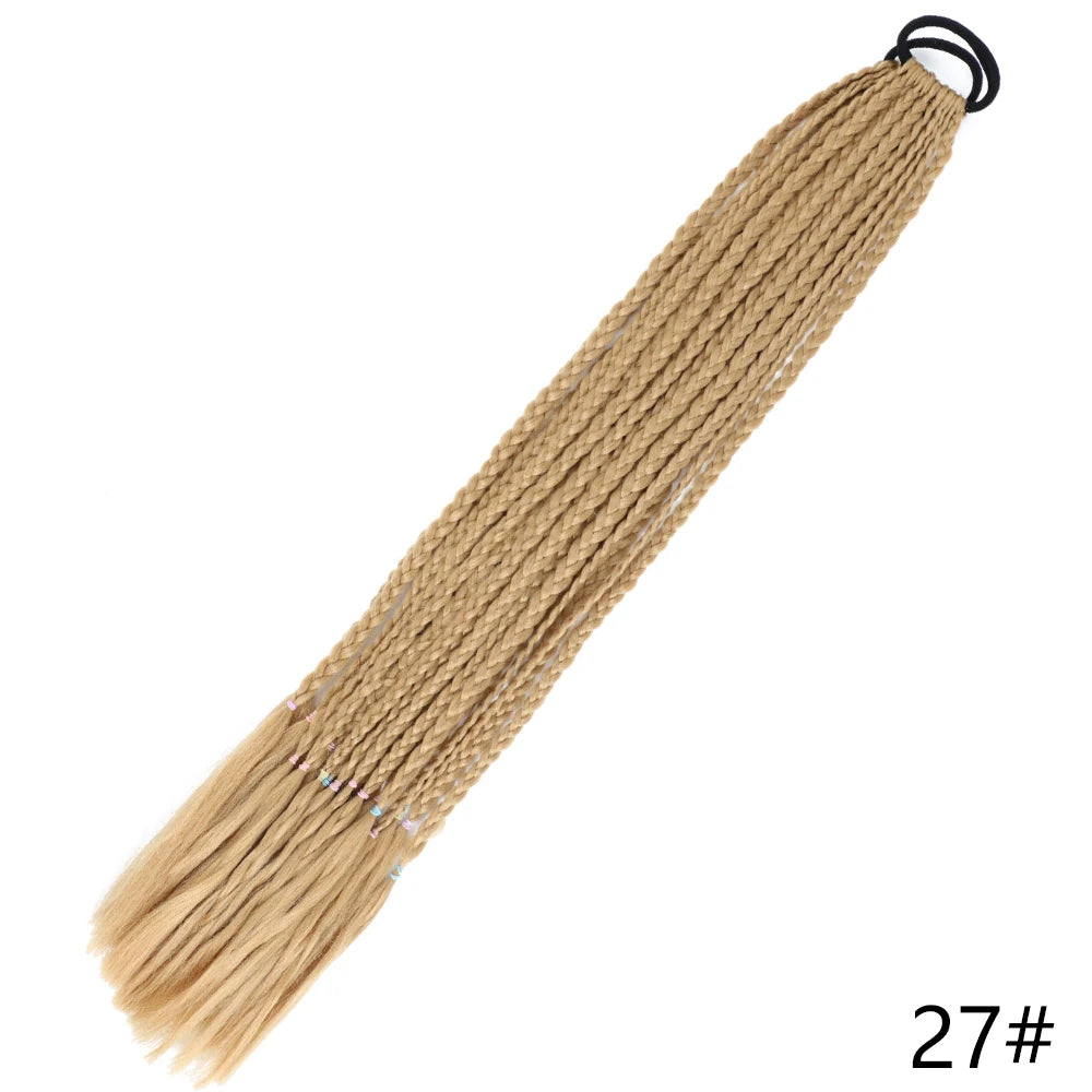 Long Braided Ponytail Hair Extensions 60CM