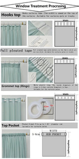 Confetti Cotton Linen Curtains