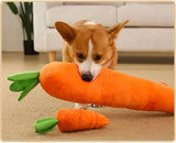 Carrot Plush Toy Pet Chew Toy