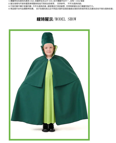 Wizard of Oz Soldier Halloween Costumes Kids Book Week Character Costume Bearded Guard Set Uniform Stage Performance Costume Sets