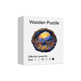 Spring Mountain Deer Unique Shape Wooden Jigsaw Puzzles