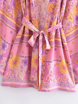 Boho Cover Ups Short Kimono