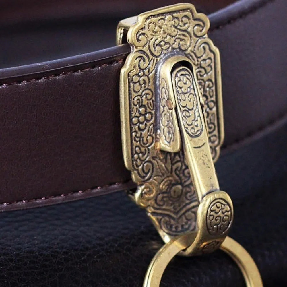 Fancy Pants Brass Keychain Belt Hook