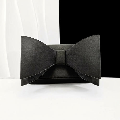 Big Butterfly Bow Pointed Toe Heel Shoes and Matching Bag Set Wedding Party Pumps