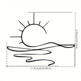 Sunrise Iron Wall Decor Metal Wall Art