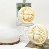 Sun Moon Faces DIY Soap Silicone Mould Candle Making Chocolate Baking Tool