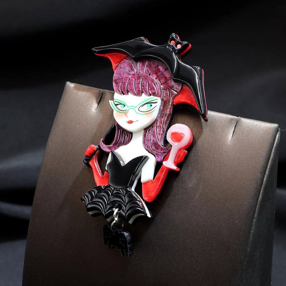 Lydia Acrylic Brooch
